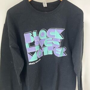 Black Lives Matter Protest Sweatshirt Size M